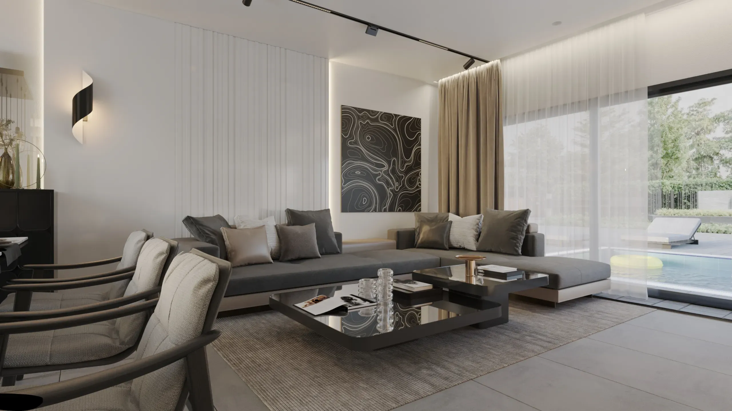 Bademli Villa - Ahmet Alper, İç Mimari – Bursa - Bademli