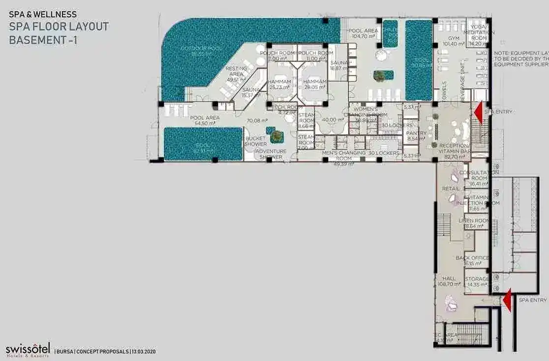 Bursa Uludağ Swissôtel SPA Konsept – Detay Görünümü