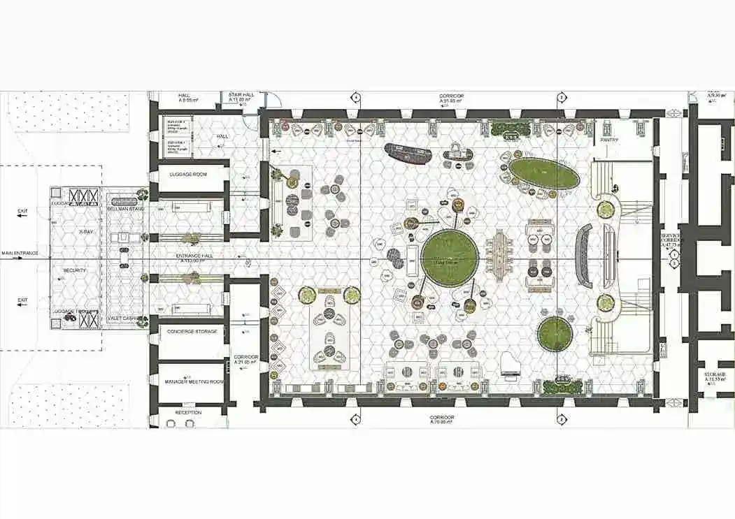 Swiss Otel Uludağ Lobi – Detay Görünümü